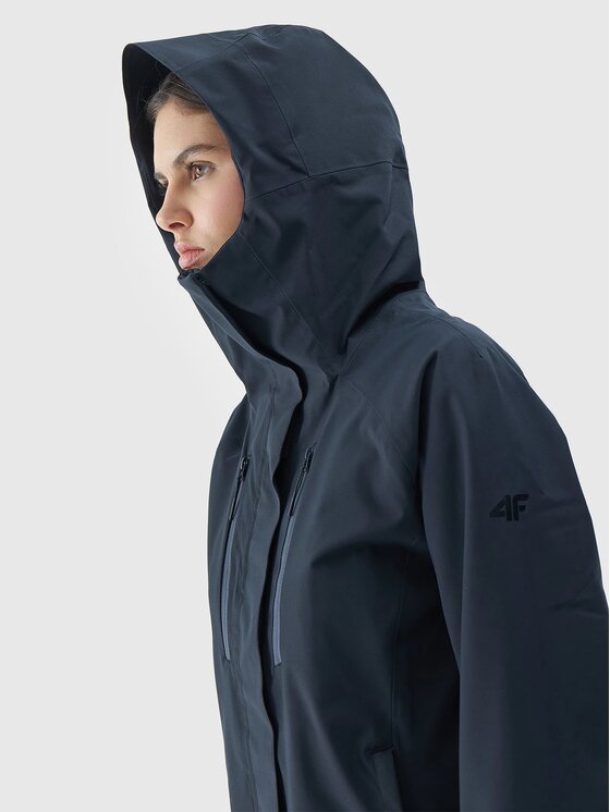 4F 4F Outdoorová bunda 4FRSS24TTJAF551-21S Čierna Regular Fit
