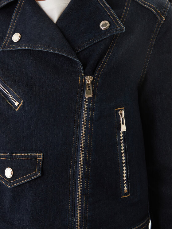 Morgan Morgan Giacca di jeans 261-VSOUBIA Blu scuro Oversize