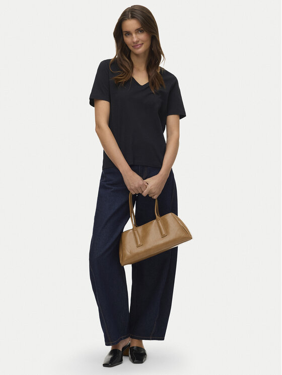 Vero Moda Vero Moda T-krekls Paulina 10342926 Melns Regular Fit