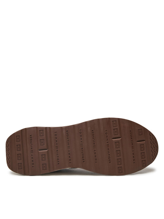 Tommy Hilfiger Tommy Hilfiger Сникърси Retro Runner Mix Rwb FM0FM05371 Кафяв