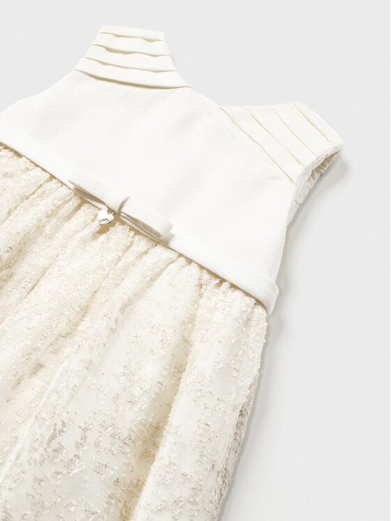 Mayoral Mayoral Elegantes Kleid 1947 Écru Regular Fit