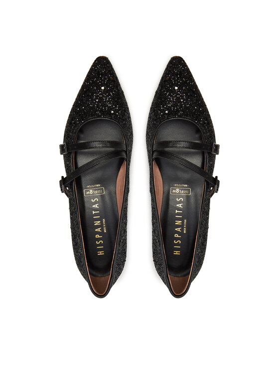 Hispanitas Hispanitas Ballerinas Glitter-I24 BHI243567 Schwarz