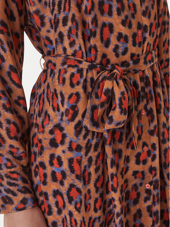 LOLA CASADEMUNT LOLA CASADEMUNT Haljina košulja MS2616017 Smeđa Regular Fit