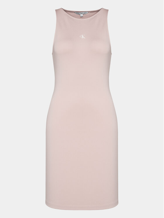 Calvin Klein Jeans Calvin Klein Jeans Vasarinė suknelė Racerback Milano J20J223067 Rožinė Slim Fit