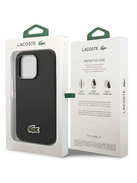 Lacoste Lacoste Etui na telefon Apple iPhone 14 Pro Max Czarny