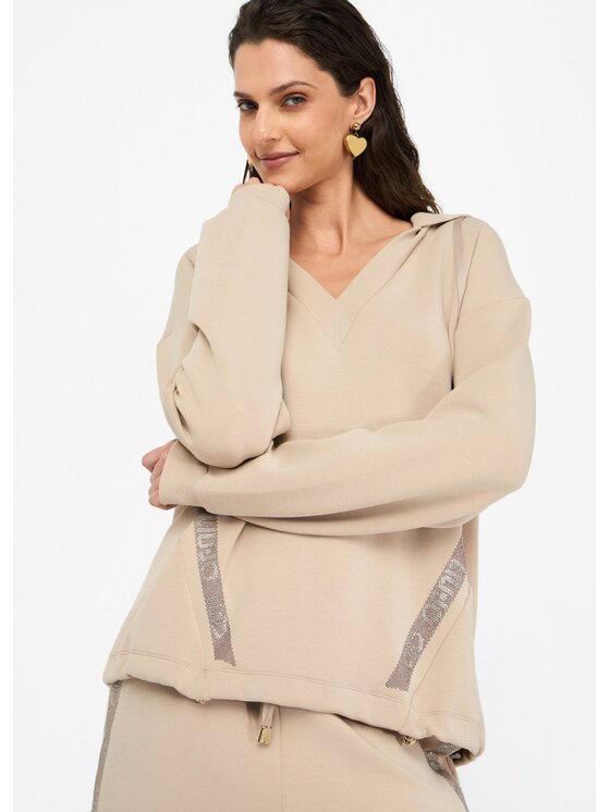 Liu Jo Liu Jo Felpa TF5091J461660906 Beige Regular Fit