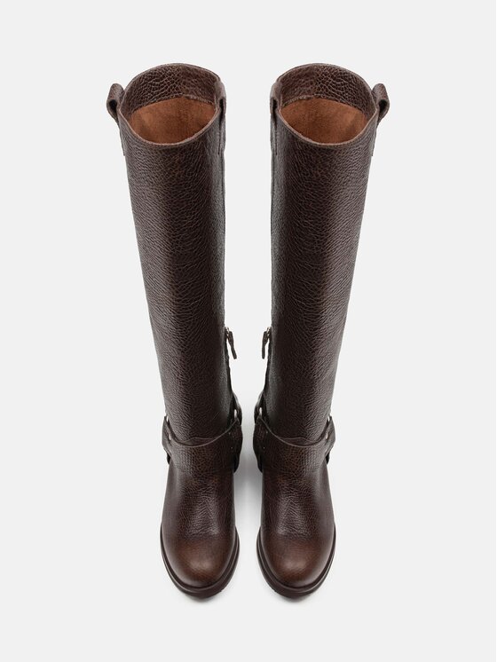 L37 L37 Kozaki BIKER GANG 36 Brązowy