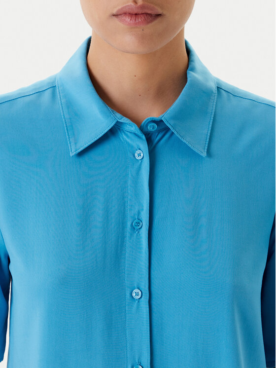 United Colors Of Benetton United Colors Of Benetton Koszula 5WPWDQ0B1 Niebieski Regular Fit