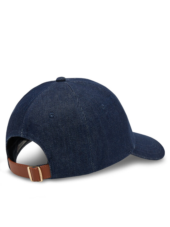 Tommy Hilfiger Tommy Hilfiger Kšiltovka Elevated Chic Denim AW0AW17137 Tmavomodrá