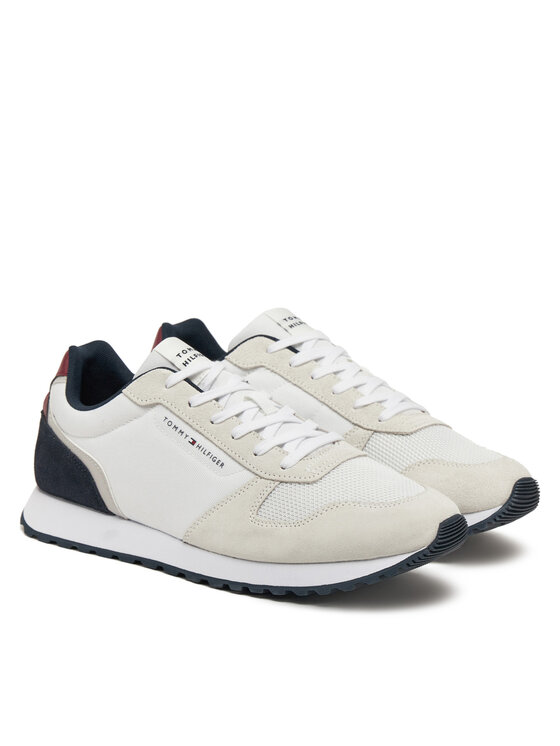 Tommy Hilfiger Tommy Hilfiger Sneakersy New Runner Eva Mix FM0FM05465 Biały