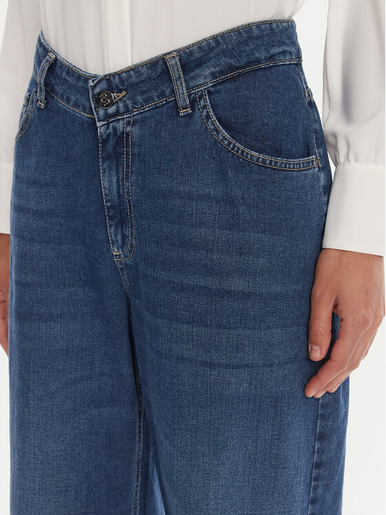 Rinascimento Rinascimento Traperice CFC0125151003 Plava Wide Leg