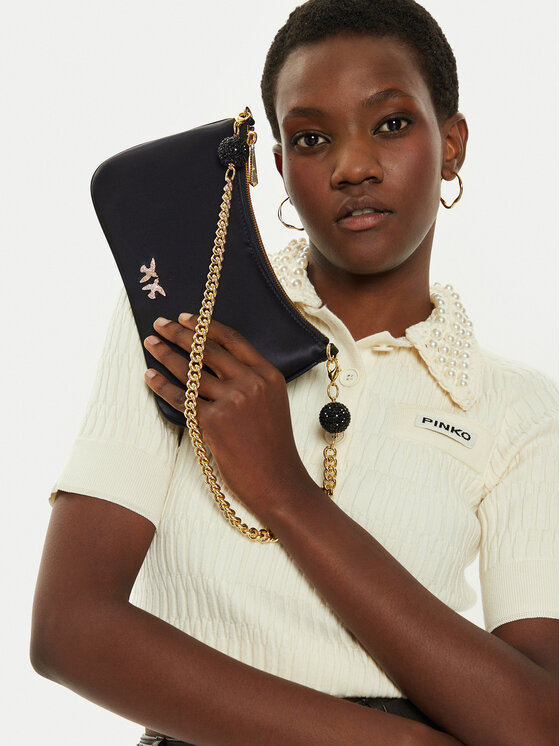 PINKO Pinko Rankinė Arthemis Shoulder Mini . AI 24-25 PLTT 103512 A1WB Juoda