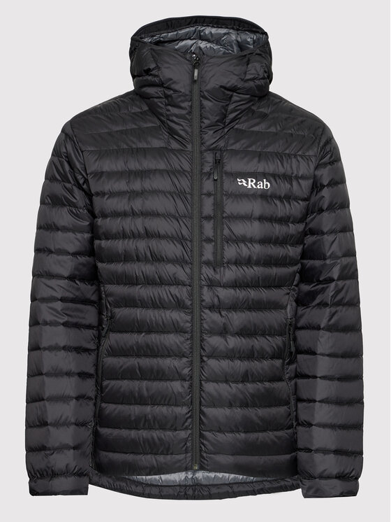 Rab Rab Daunenjacke Microlight Alpine QDB-12-BL-L Schwarz Regular Fit