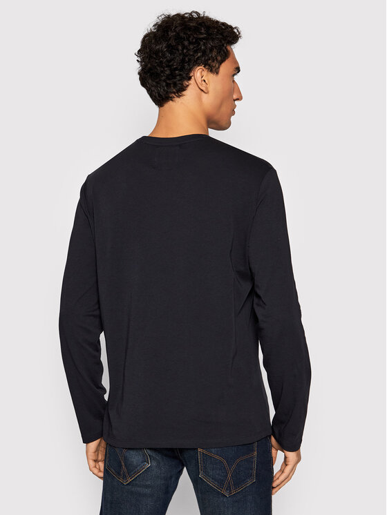 Armani Exchange Armani Exchange Longsleeve 8NZTPL ZJH4Z 1510 Blu scuro Regular Fit
