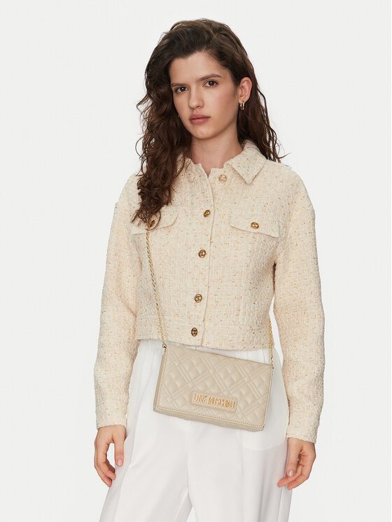 LOVE MOSCHINO LOVE MOSCHINO Torebka JC4079PP1MLA0110 Écru