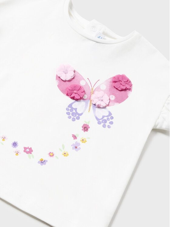 Mayoral Mayoral T-krekls 1013 Balts Regular Fit