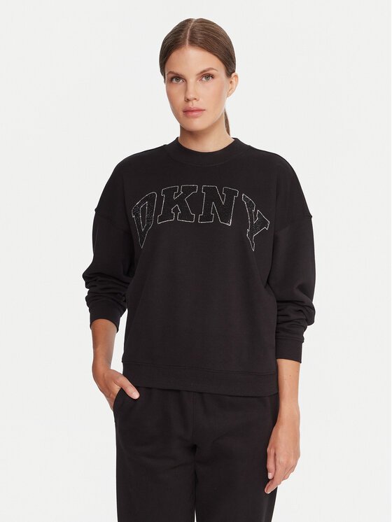 DKNY Sport DKNY Sport Mikina DP5T1462 Černá Regular Fit