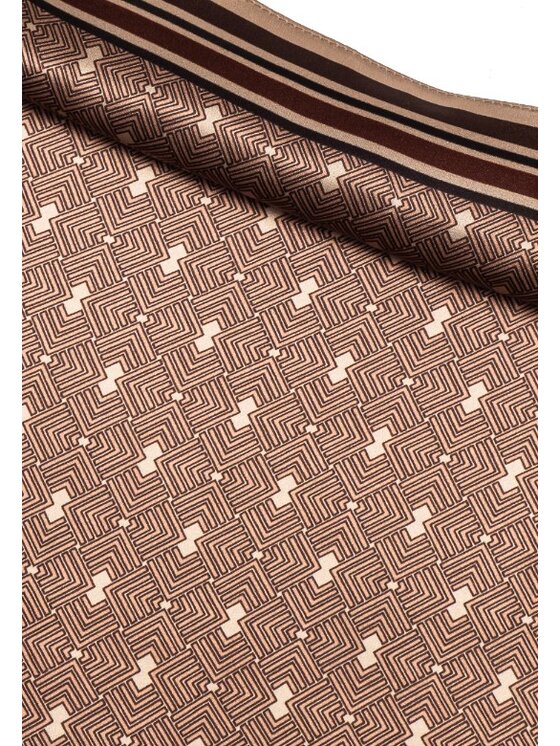 ALLORA BE UNIQUE ALLORA BE UNIQUE Foulard 100% silk Marrone