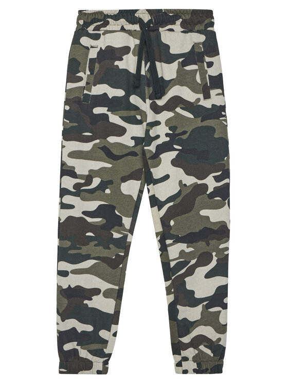 Guess Kids Spodnie materiałowe 177433 Kolorowy Regular Fit