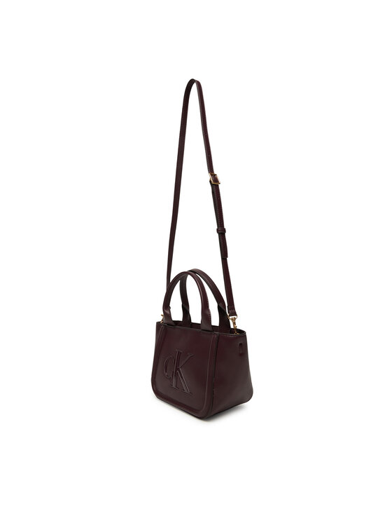 Calvin Klein Calvin Klein Käekott Bold Ck Small Tote With Strap LV04F3219G Bordoopunane