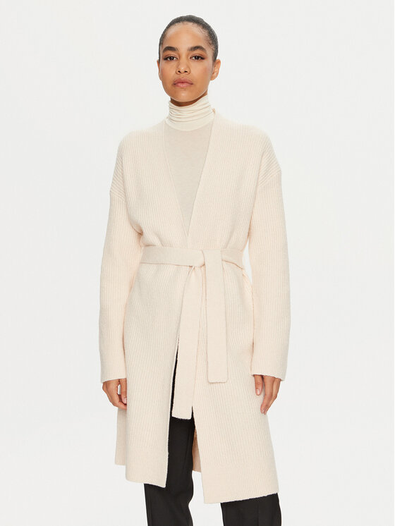 Calvin Klein Calvin Klein Kardigan K20K208005 Beež Regular Fit