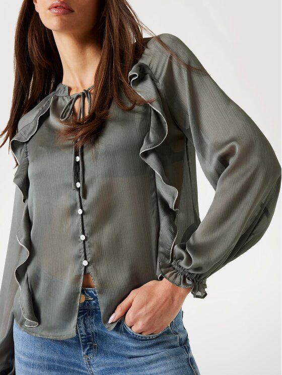 Guess Guess Top 176617 Szary Classic Fit