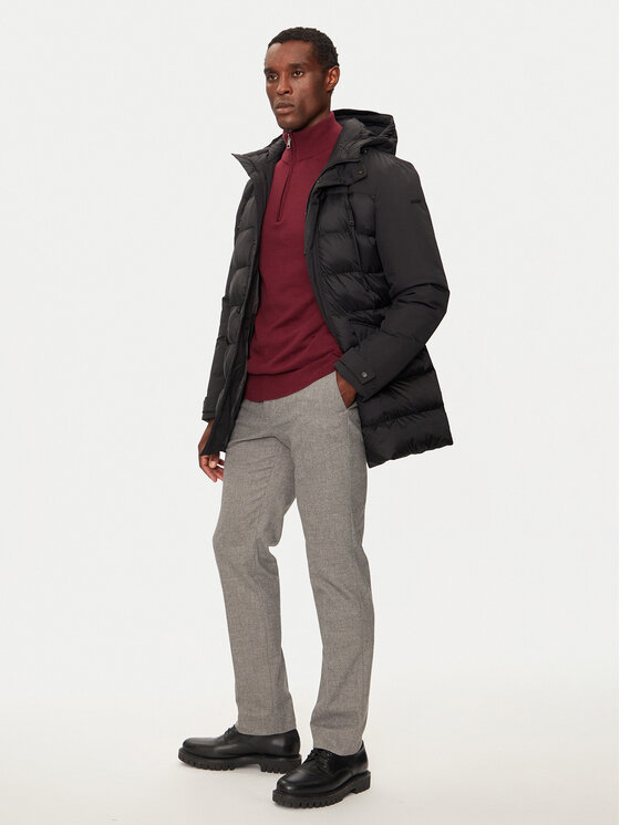 Geox Geox Зимно яке Sapienza M4628K TC188 F0284 Черен Regular Fit