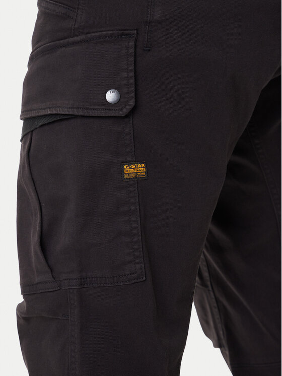 G-Star Raw G-Star Raw Hlače iz tkanine 3D D26950-C106 Črna Straight Fit