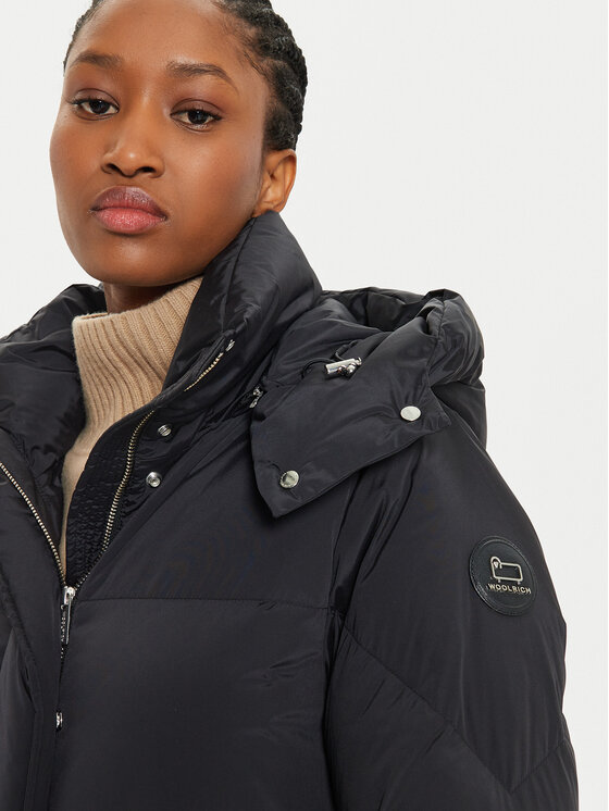 Woolrich Woolrich Μπουφάν πουπουλένιο Aurora CFWWOU0698FRUT1148 Μαύρο Regular Fit