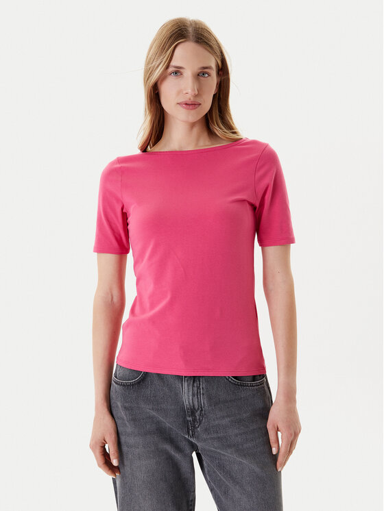 United Colors Of Benetton United Colors Of Benetton Majica 3FJHD109K Roza Slim Fit