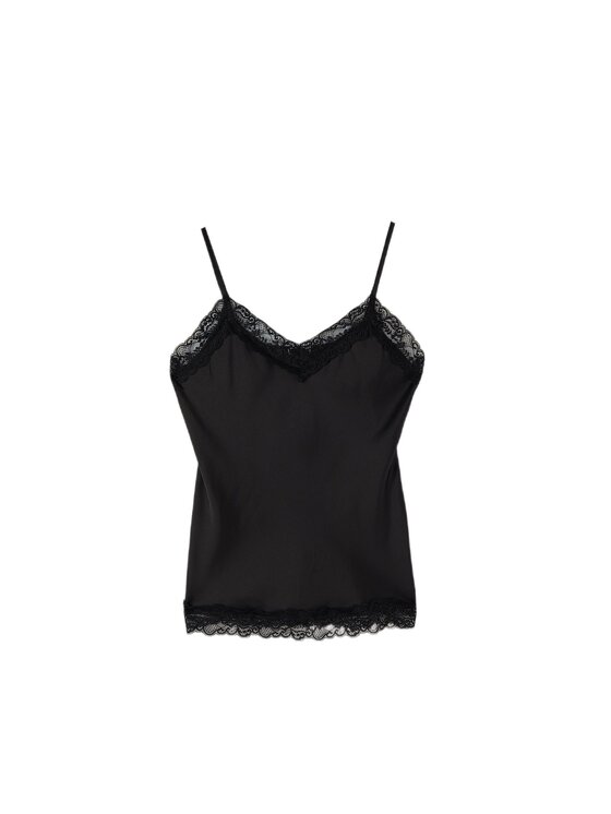 Oltre Oltre Bluzka 2293J800756N033 Czarny Regular Fit