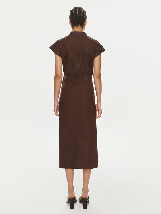 Marella Marella Sukienka letnia Recoaro 2413221242 Brązowy Regular Fit