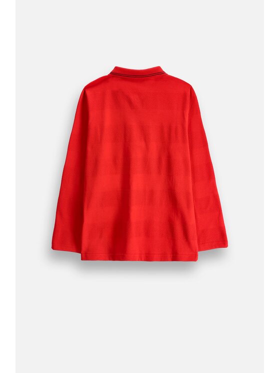 Coccodrillo Coccodrillo S dlouhým rukávem ZC6143502EJB-009 Červená Regular Fit