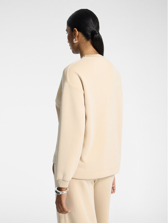 Elena Mirò Elena Mirò Felpa G809Z000680N0A2 Crema Regular Fit