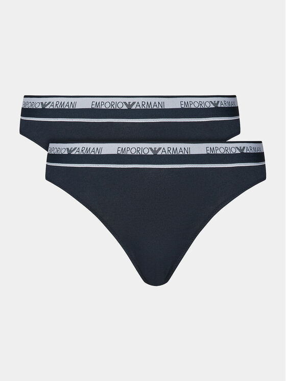 Emporio Armani Underwear 2 pāru brazīliešu biksīšu komplekts 163337 4R227 00135 Tumši zils