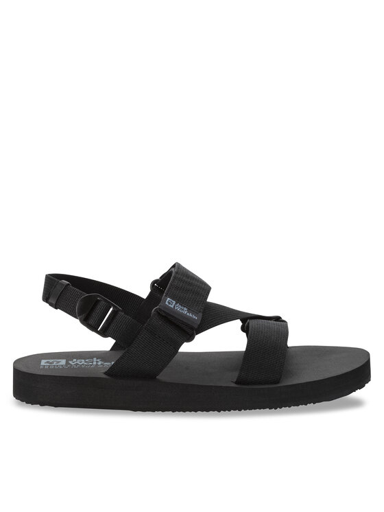 Jack Wolfskin Sandali Urban Entdeckung Belt Sandal 4056711 Črna