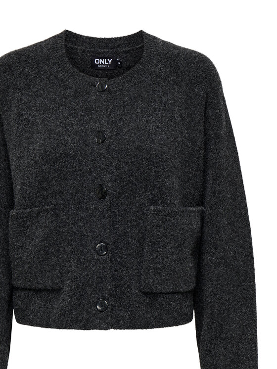 ONLY ONLY Kardigāns Piemonte 15344118 Pelēks Regular Fit