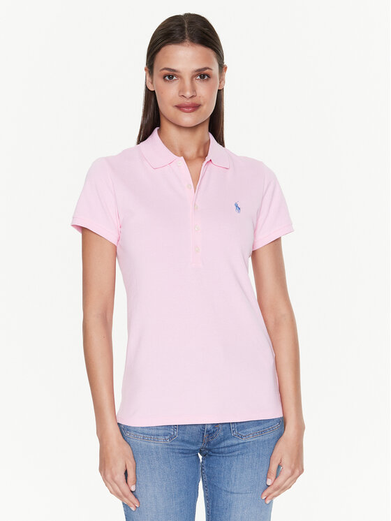 Polo Ralph Lauren Polo Ralph Lauren Pólóing 211870245013 Rózsaszín Slim Fit