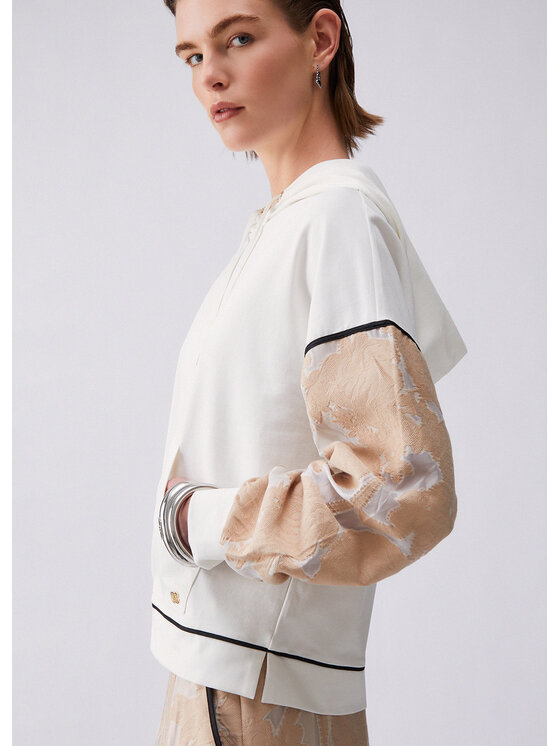 Liu Jo Liu Jo Felpa TA6198FS090C3883 Beige Regular Fit