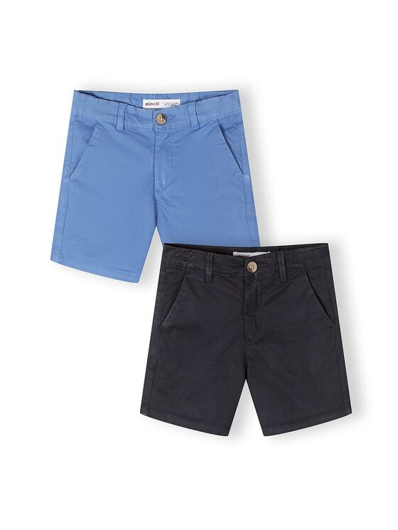 minoti minoti Szorty 29SHORT256 Granatowy Regular Fit
