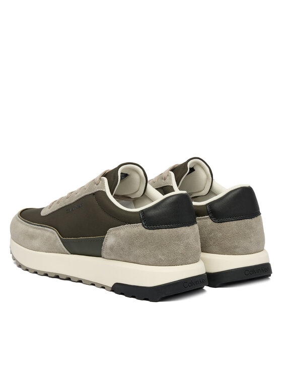 Calvin Klein Calvin Klein Sneakersy Low Top Lace Up Repreve Mix HM0HM01714 Zelená