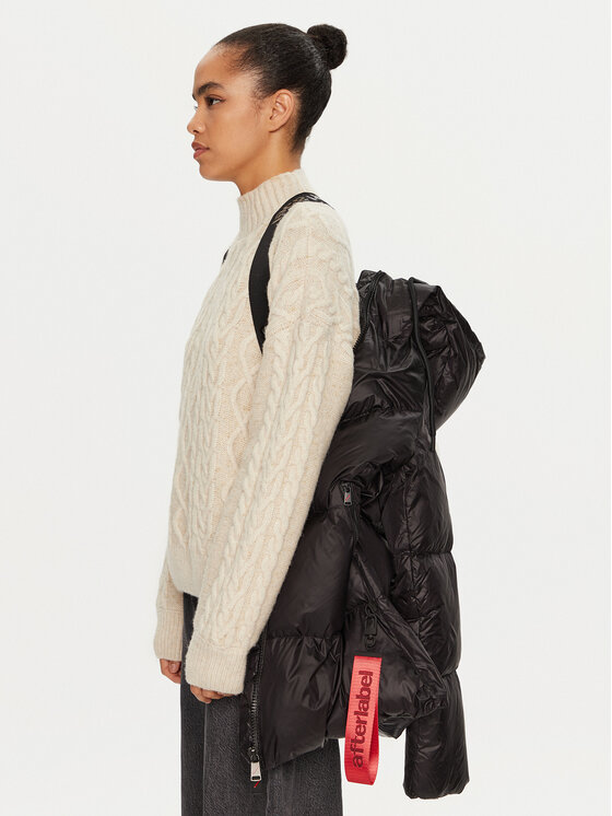 AFTER LABEL AFTER LABEL Μπουφάν πουπουλένιο Vienna A00029 Μαύρο Regular Fit
