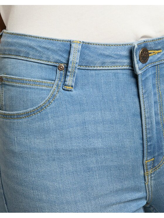 Lee Lee Jeansy SCARLETT HIGH Niebieski Skinny Fit