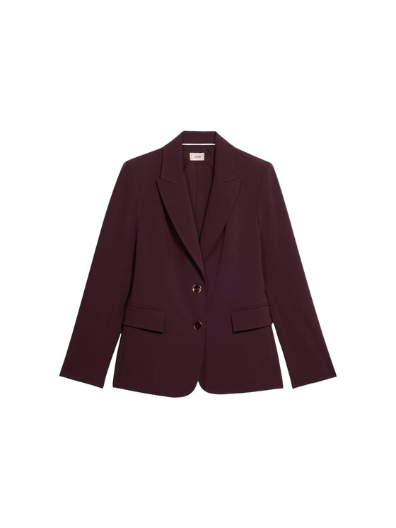 Oltre Oltre Giacca di transizione Q797R104591N036 Bordeaux A-Line Fit