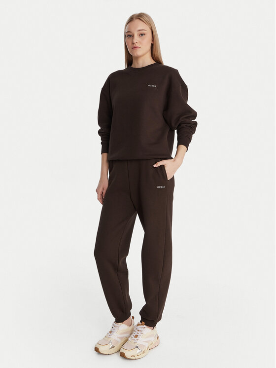 Guess Guess Pantaloni da tuta V6RB15 K9V31 Marrone Regular Fit