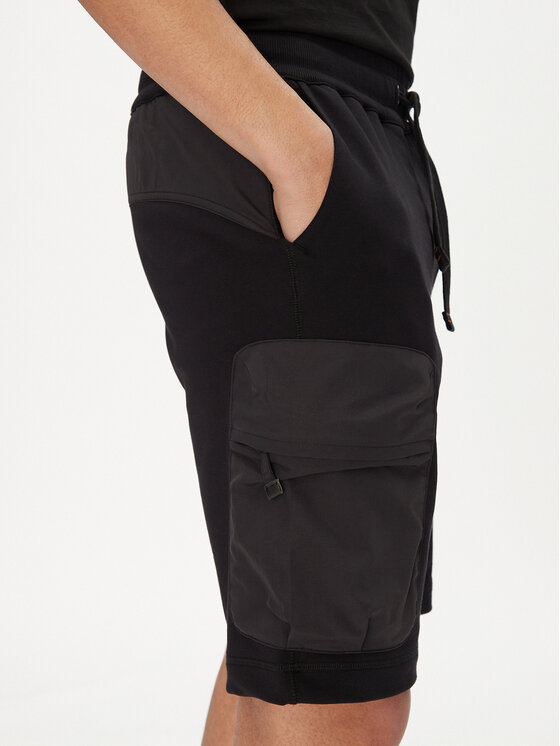 Parajumpers Parajumpers Спортивні шорти Irvine 25SMPMPARE06 Чорний Regular Fit