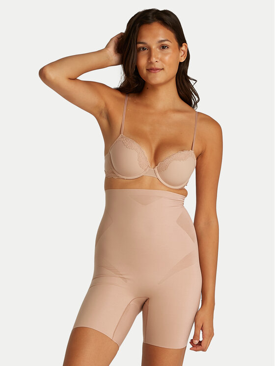 Calvin Klein Underwear Calvin Klein Underwear Tvarující prádlo spodí části LV00QF8175 Béžová