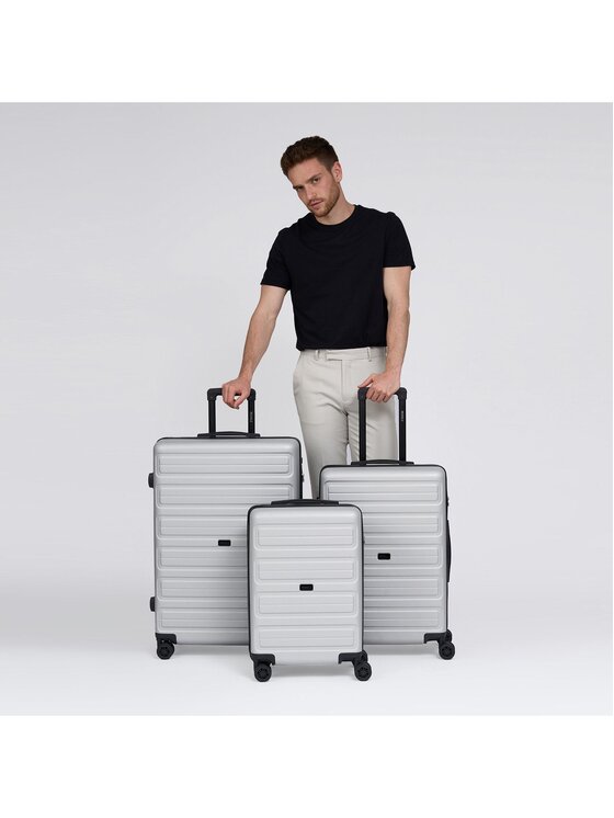 Redolz Redolz Komplet walizek 275594 Srebrny