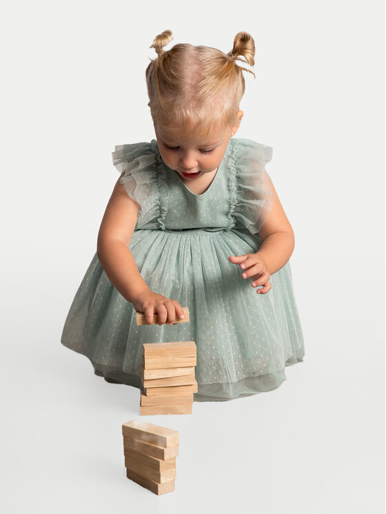 Mayoral Mayoral Елегантна рокля 1905 Зелен