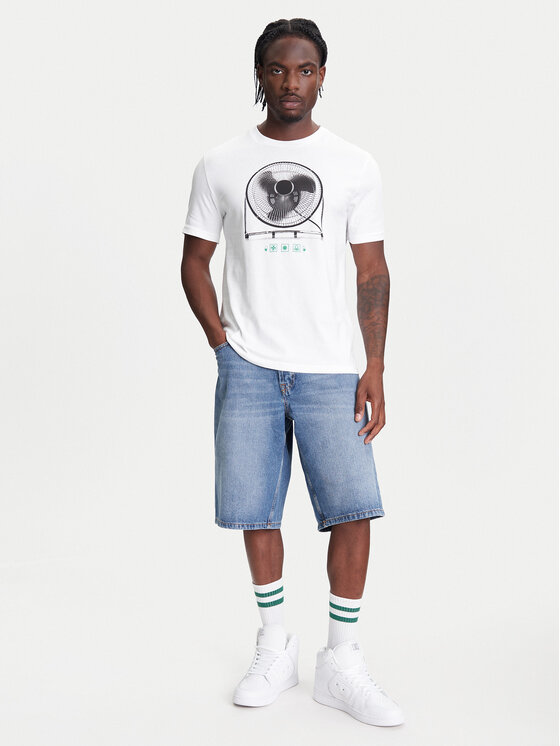 United Colors Of Benetton United Colors Of Benetton T-shirt 3BL0U10AG Bijela Relaxed Fit